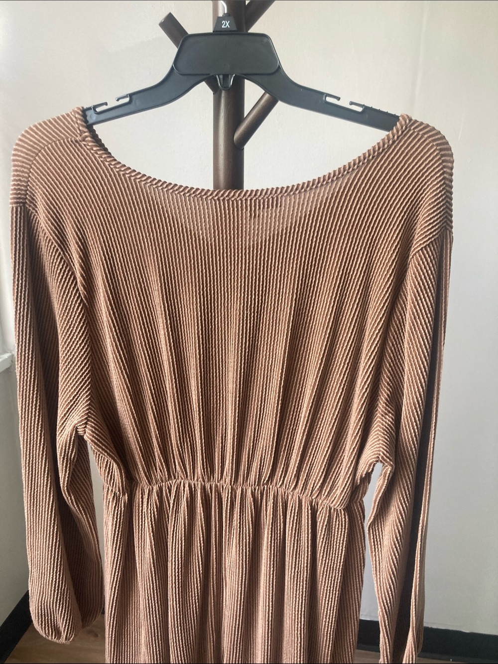 Lexington Ave brown dress boho casual business casual western granola girl 3X - Picture 4 of 17